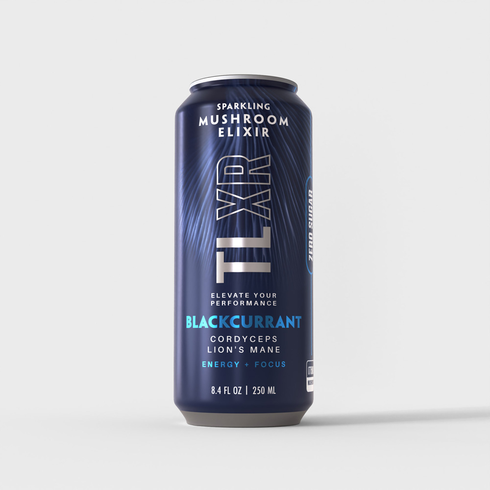 TLXR Sparkling Mushroom Elixirs - Blackcurrant - 250ml